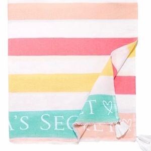 Victorias Secret Colorful Beach Blanket